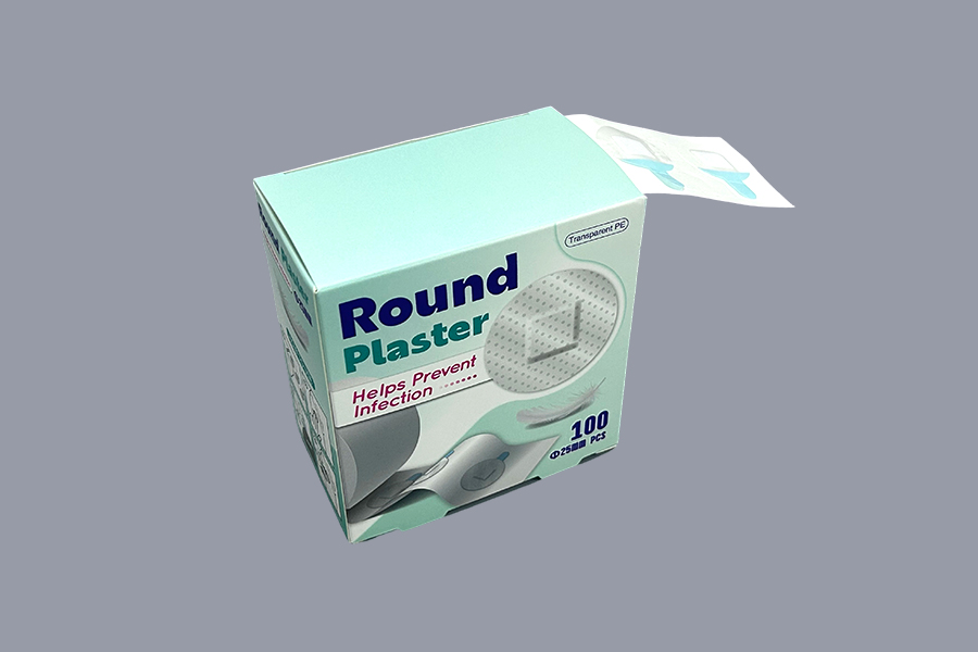 جص مستدير من البولي إيثيلين الشفاف مقاس 25 مم