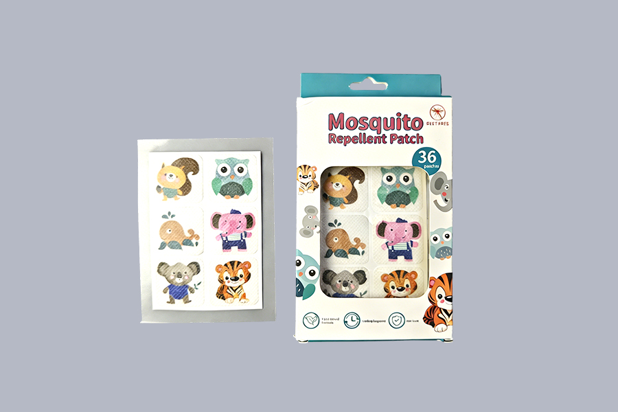 4 سم × 4 سم 36 قطعة رقعة طاردة للبعوض