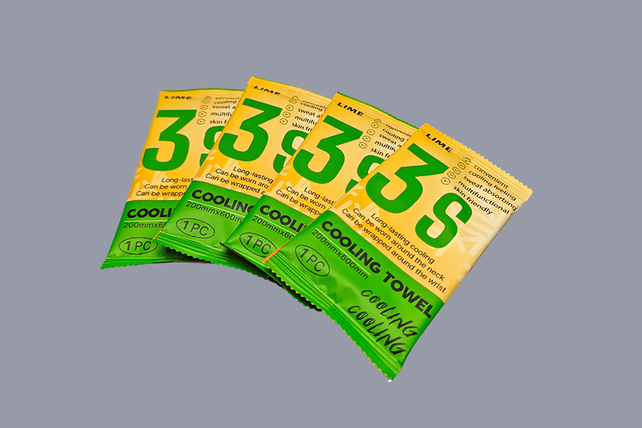 منشفة تبريد ملفوفة بالبرد مقاس 200 مم × 600 مم